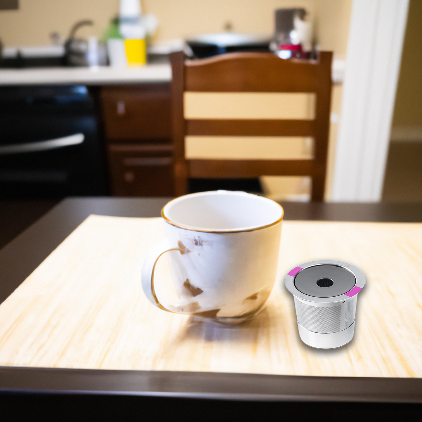 Reusable K Cups Coffee Pod Filters, Keurig 1.0 & 2.0 compatible stainless steel