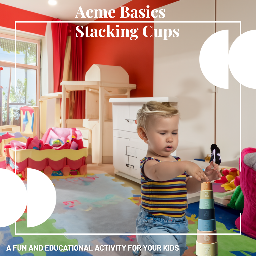 Silicone Stacking Cups Baby Toys for Toddlers & Early Education (7 pcs set)