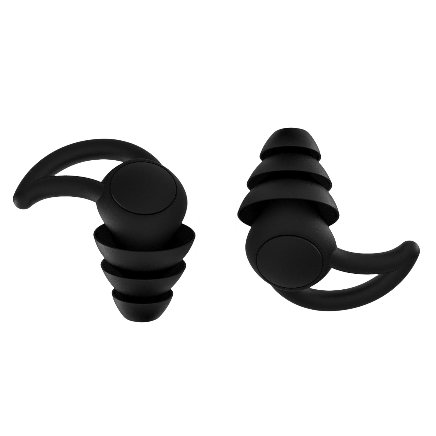 Acme Basics Reusable Ear Plugs for Sleeping, Swimming & Noise Reduction (Black)